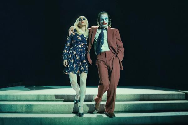 Joaquin Phoenix and Lady Gaga in Joker: Folie á Deux